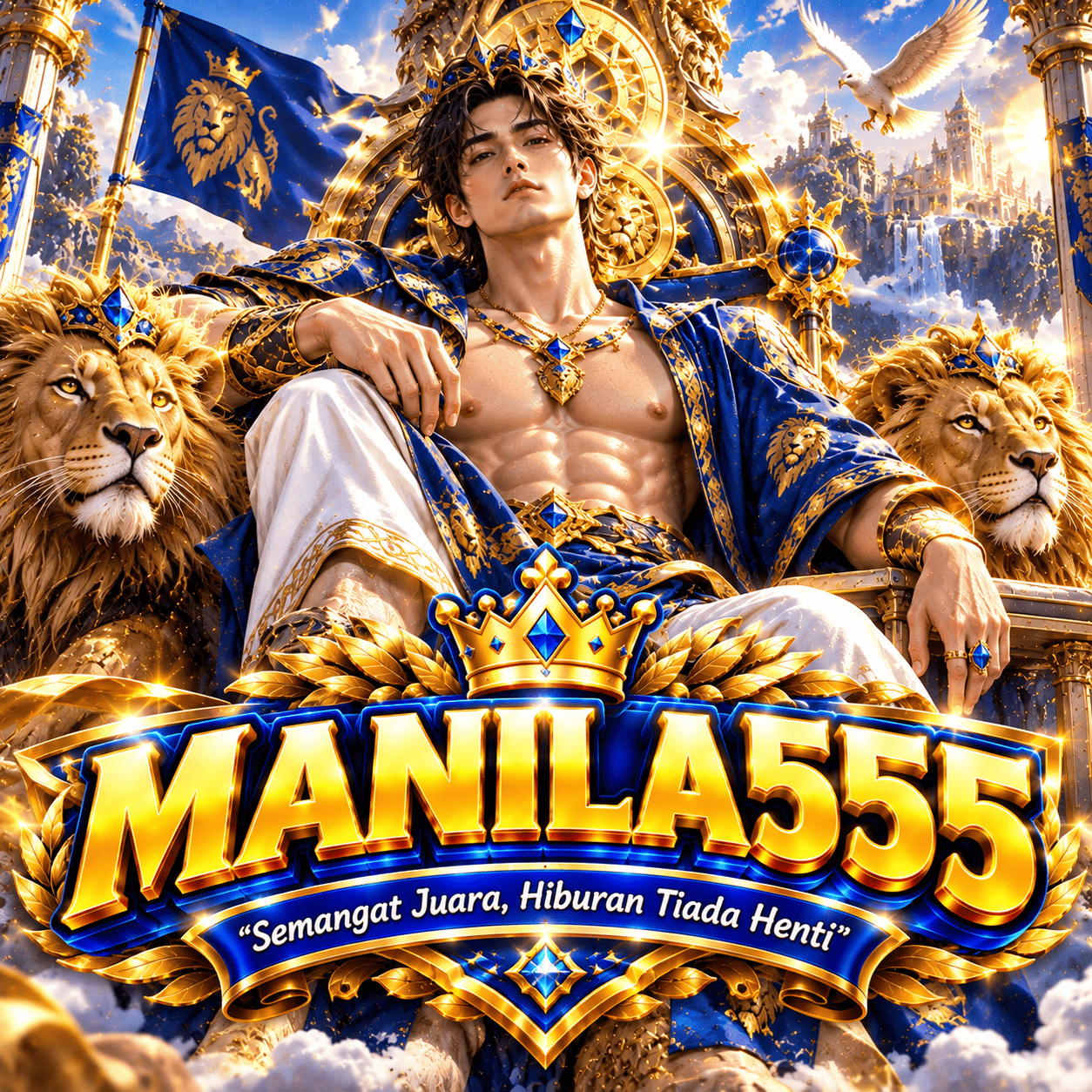 Banner MANILA555 Cyber Blue